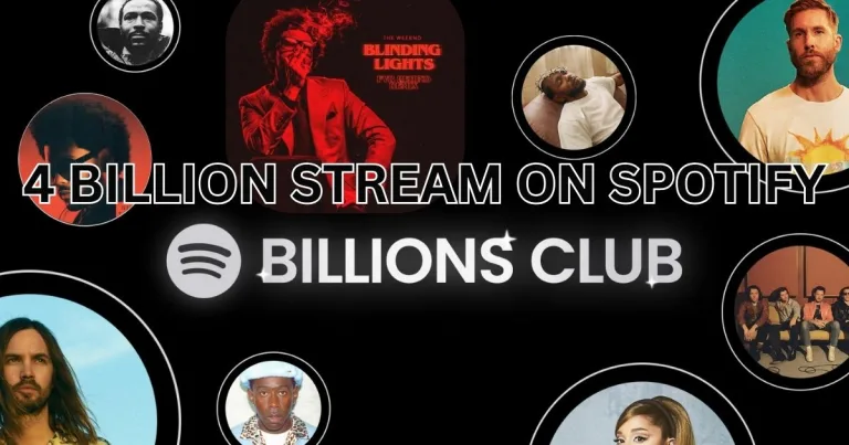 Blinding Lights 4 Billion Spotify Streams