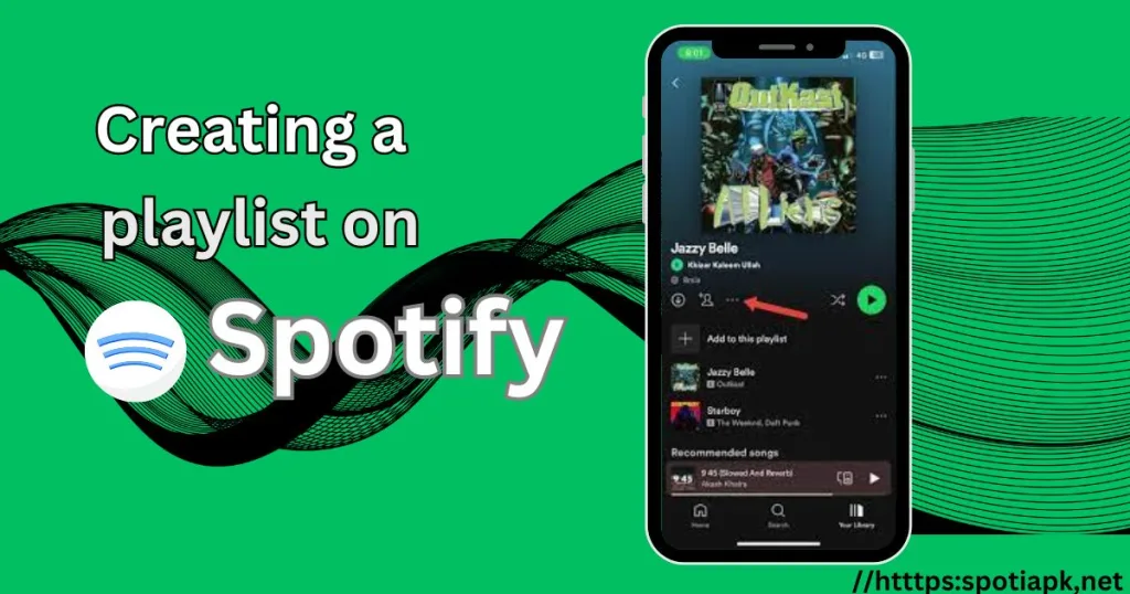 Creating a playlist on Spotify