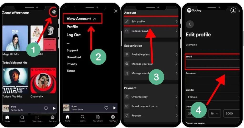 How to Change Email on Spotify Premium
