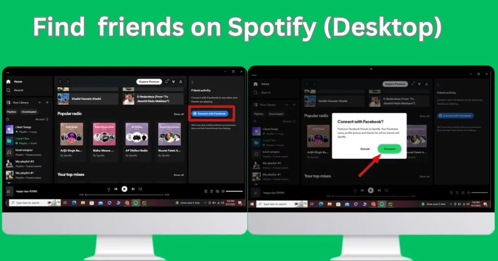 How to find and add friends on Spotify (Desktop) 