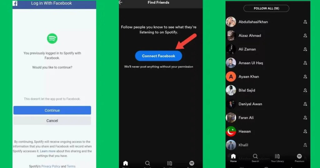 How to find and add friends on Spotify (mobile) 