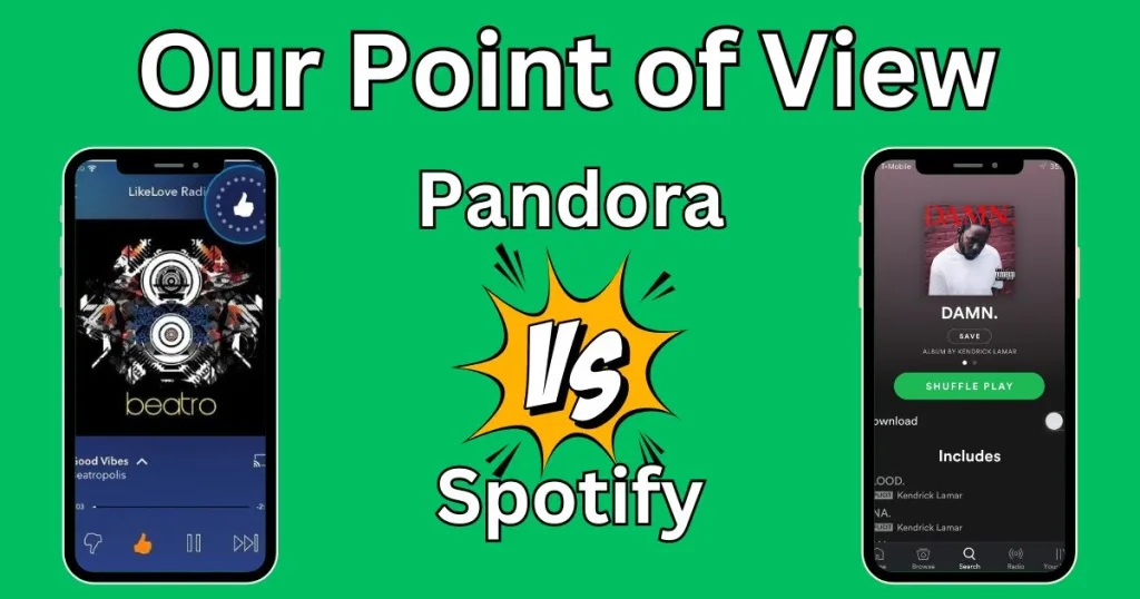 Our Point of View pandora vs spotify