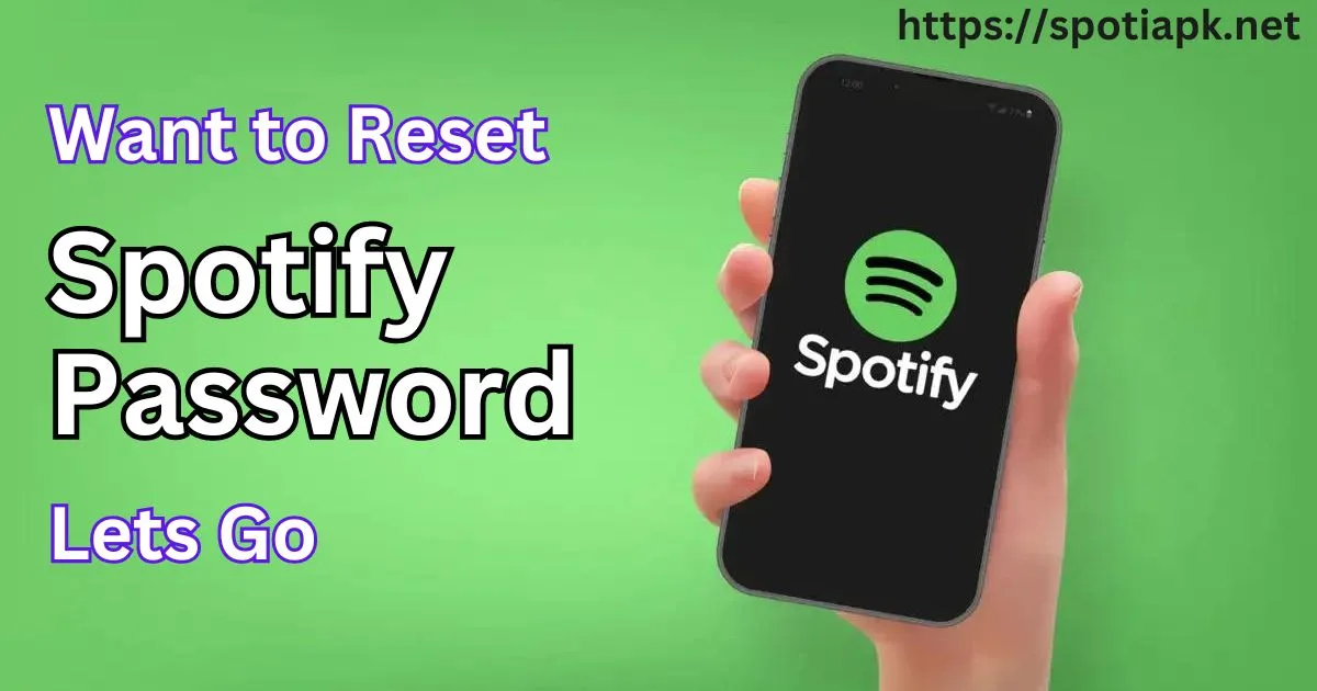 Resetting Spotify password