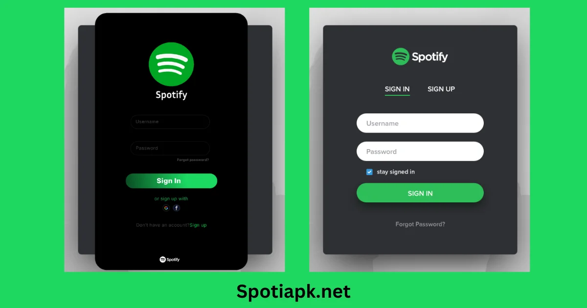 sign up in Spotify MOD APK [premium]