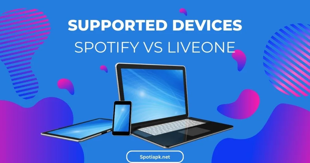 Spotify-Vs-LiveOne-Supported-Devices 
